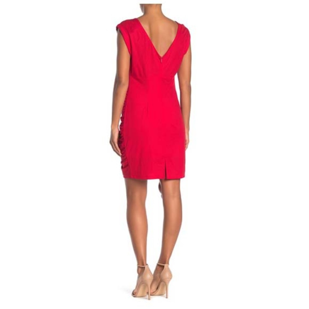 MELLODAY Code X Mode Ruched Button Front Dress NWT - Picture 2 of 3